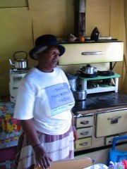 Vrouw in Soweto