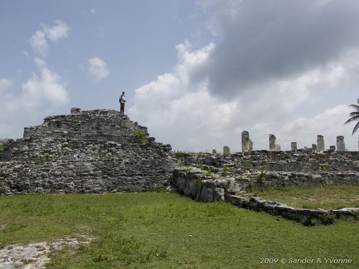 Bram at El Rey archeological site, Cancun