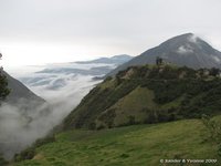 Clouds in the mountains