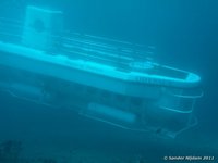 Duikboot met duiker